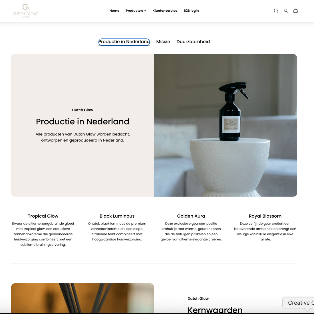 DutchGlow: van zonnestudio naar professionele webshop